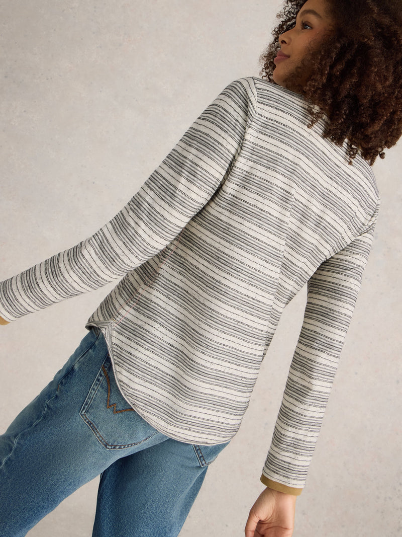 An image of the White Stuff Clara Stitch Tee