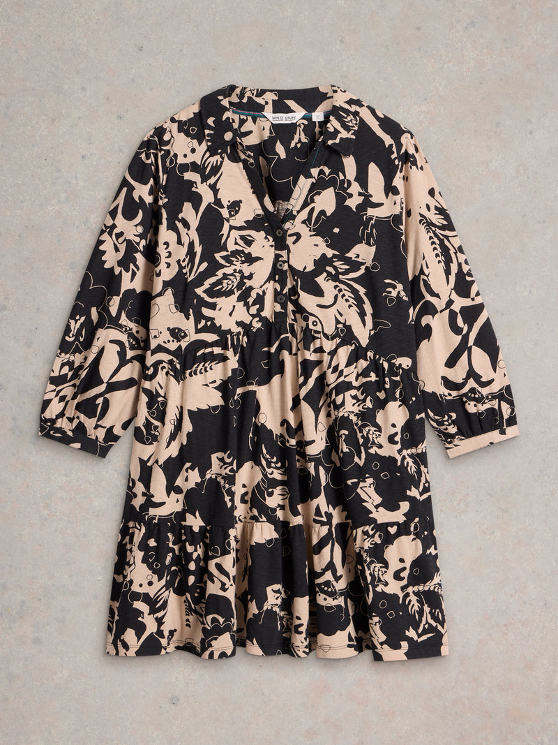 An image of the White Stuff Nela Printed Shirt Tunic