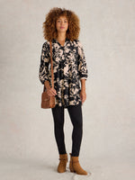 An image of the White Stuff Nela Printed Shirt Tunic