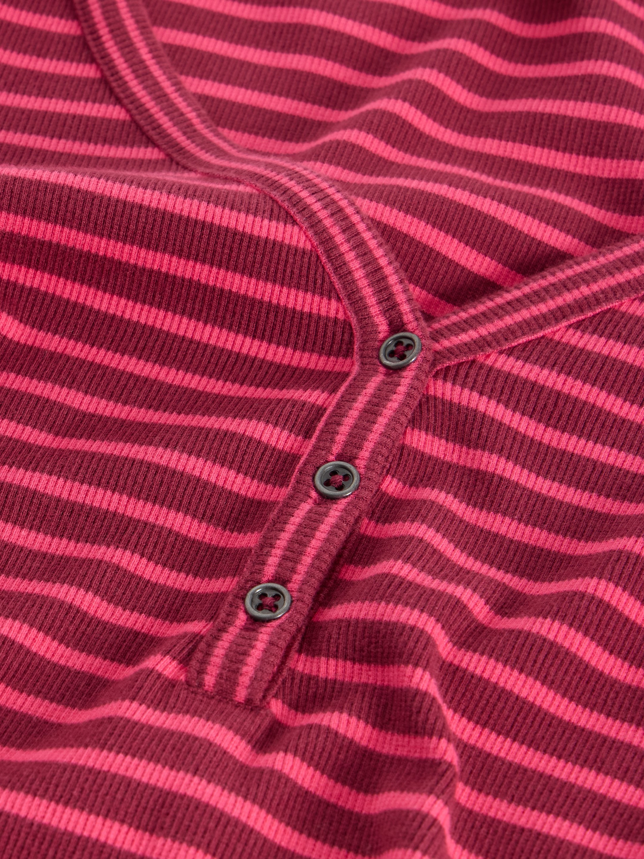 An image of the White Stuff Halley Rib Stripe Henley