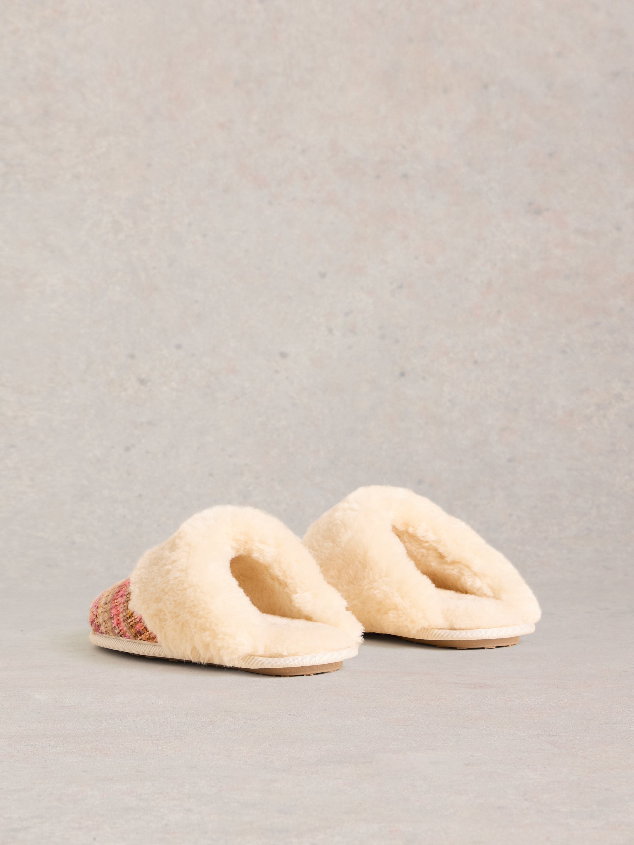 An image of the White Stuff Knitted Mule Slippers