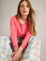 An image of the White Stuff Eva Jersey PJ Top