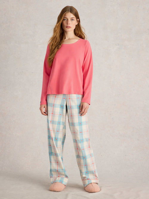 An image of the White Stuff Eva Jersey PJ Top