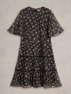 An image of the White Stuff Erin Metallic Dress