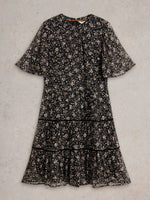 An image of the White Stuff Erin Metallic Dress