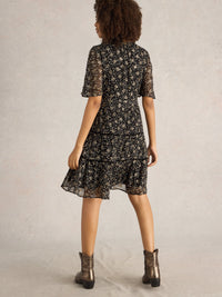 An image of the White Stuff Erin Metallic Dress