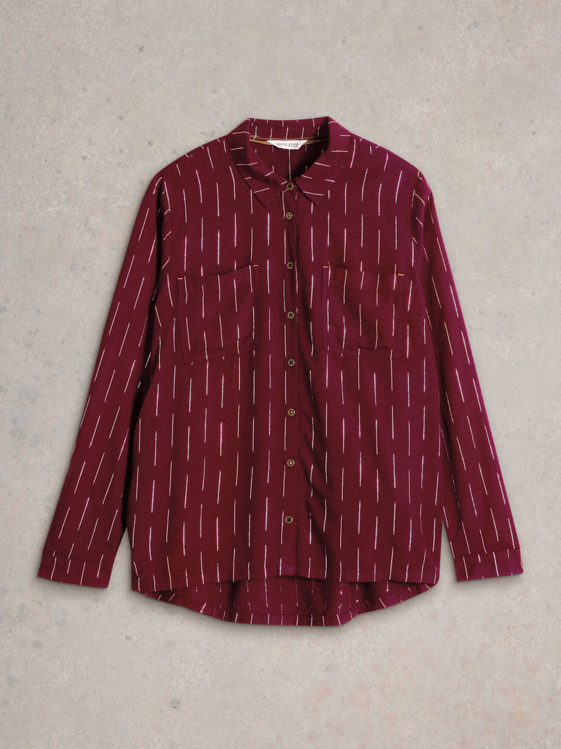 An image of the White Stuff Sophie Metallic Shirt