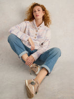 An image of the White Stuff Bella Button Jumper