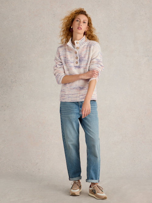 An image of the White Stuff Bella Button Jumper
