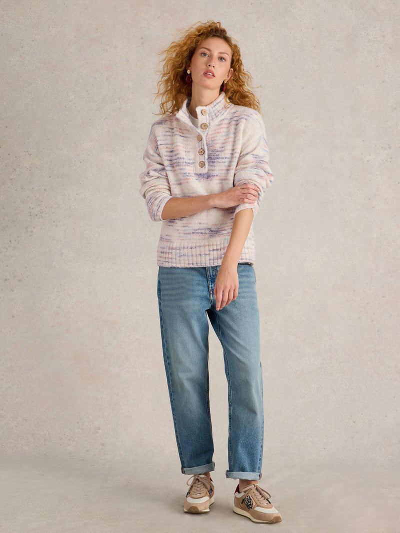 An image of the White Stuff Bella Button Jumper