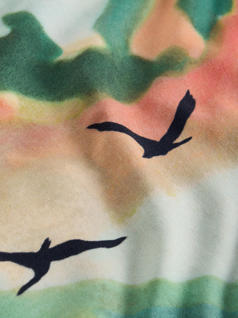 An image of the White Stuff Canyon Woven Mix Tee