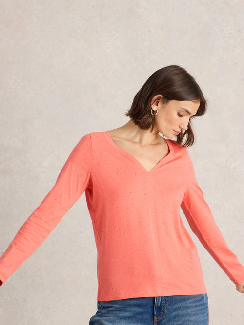 An image of the White Stuff Nelly Nep Long Sleeve Tee