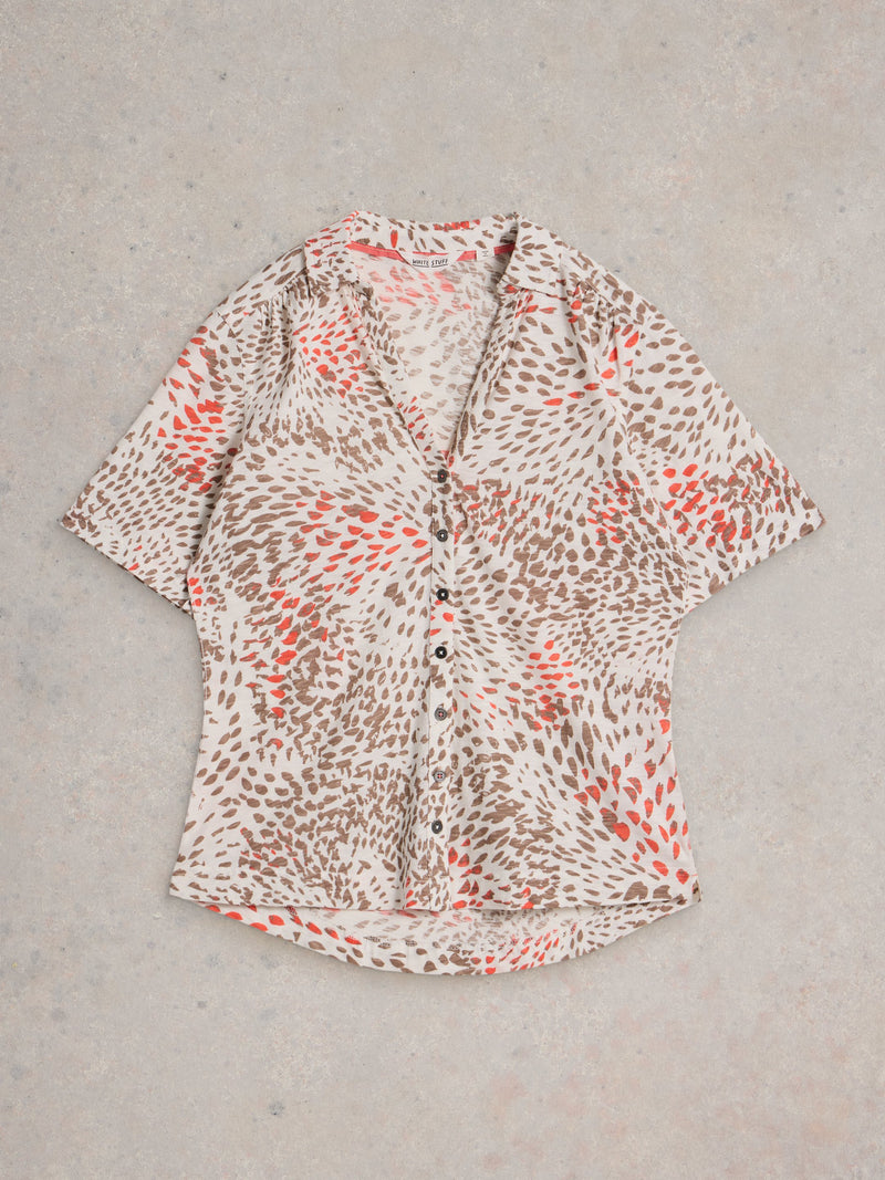 An image of the White Stuff Annie Short Sleeve Jersey Shirt