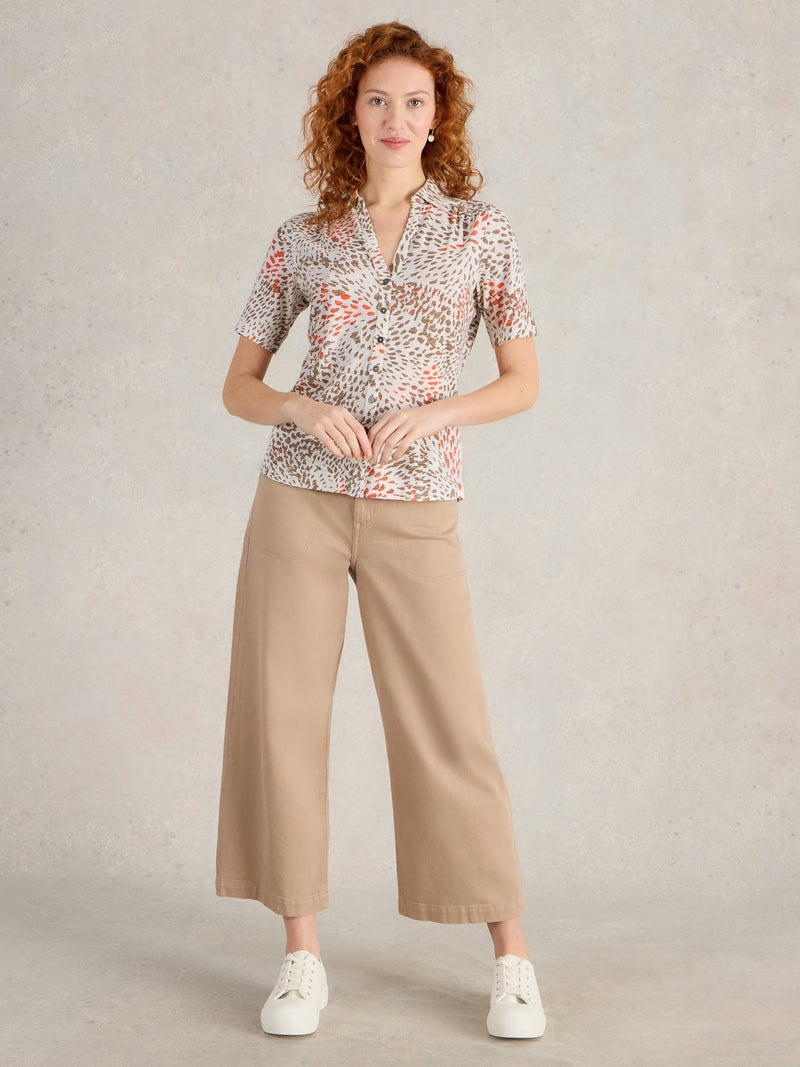 An image of the White Stuff Annie Short Sleeve Jersey Shirt
