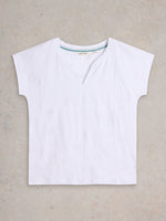 An image of the White Stuff Nelly Embroidered Tee