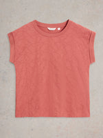 An image of the White Stuff Betty Broderie Tee