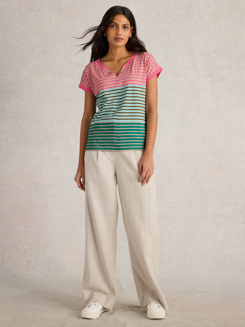 An image of the White Stuff Nelly Notch Neck Tee