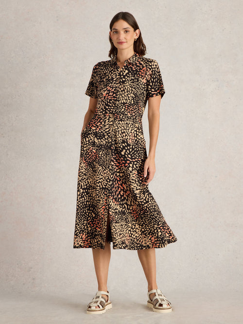 An image of the White Stuff Rua Jersey Shirt Dress