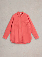 An image of the White Stuff Sophie Longline Cotton Shirt