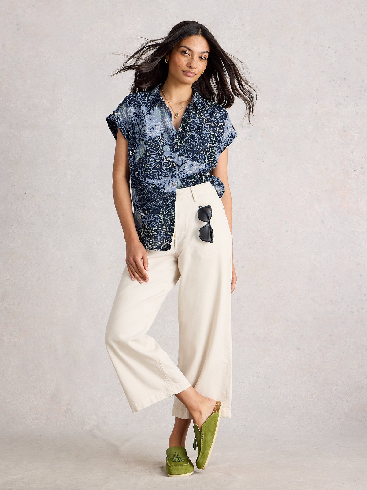 An image of the White Stuff Ellie Organic Cotton Shirt