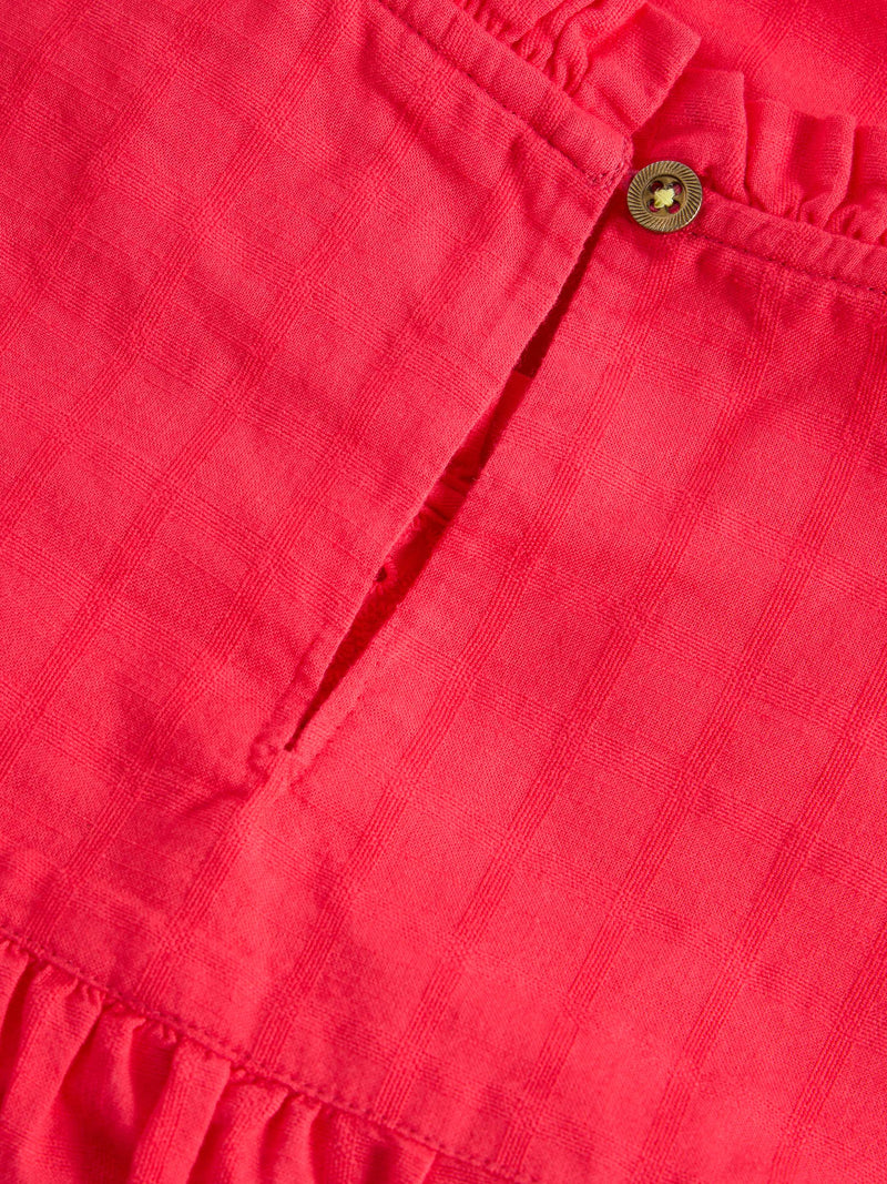 An image of the White Stuff Lexi Cotton Broderie Collared Top