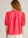 An image of the White Stuff Lexi Cotton Broderie Collared Top