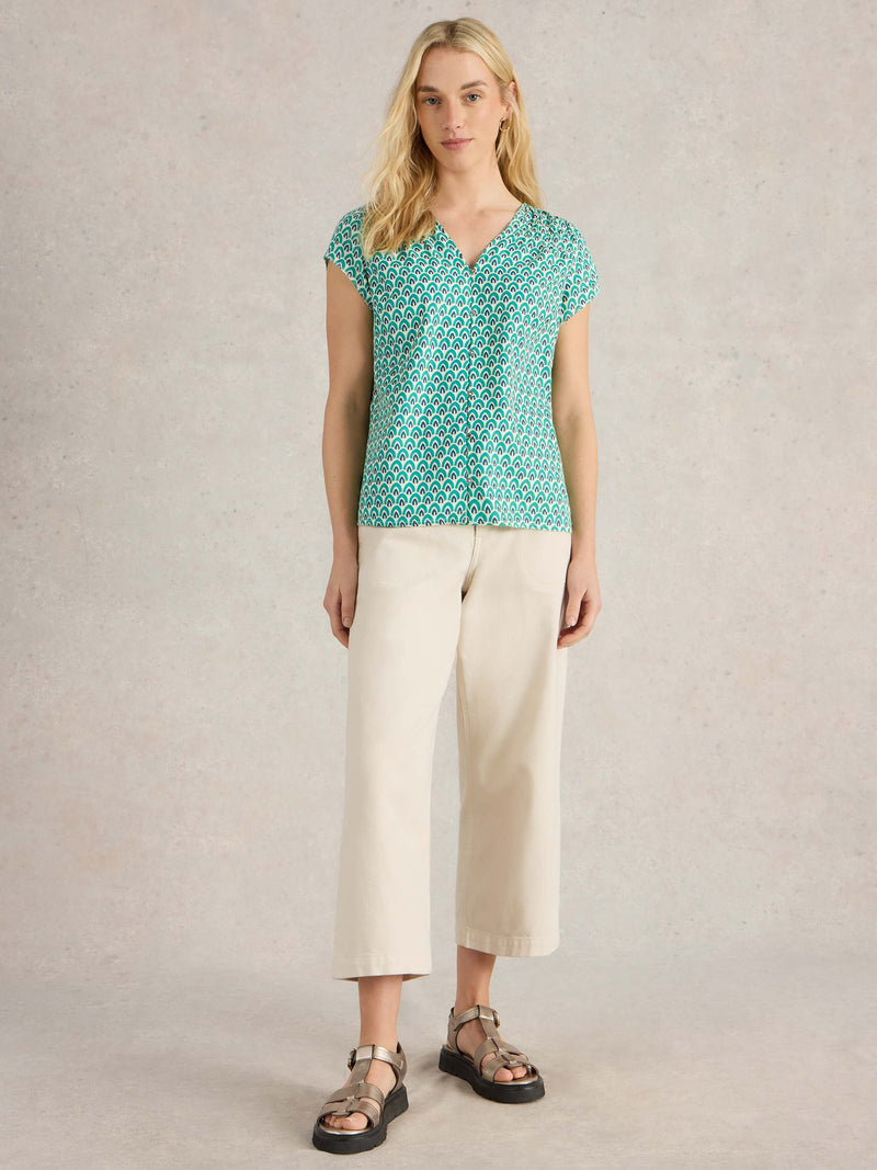 An image of the White Stuff Rae Organic Cotton Top