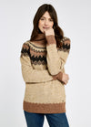 An image of the Dubarry Devlin Fair Isle Patterned Sweater