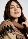An image of the Dubarry Devlin Fair Isle Patterned Sweater