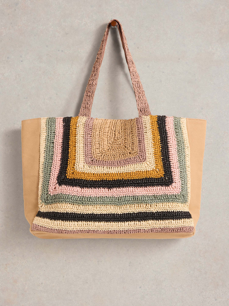 An image of the White Stuff Gracie Crochet Tote Bag