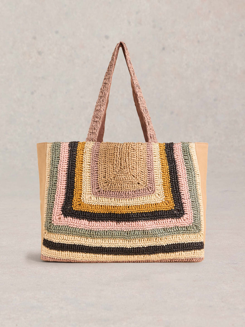 An image of the White Stuff Gracie Crochet Tote Bag