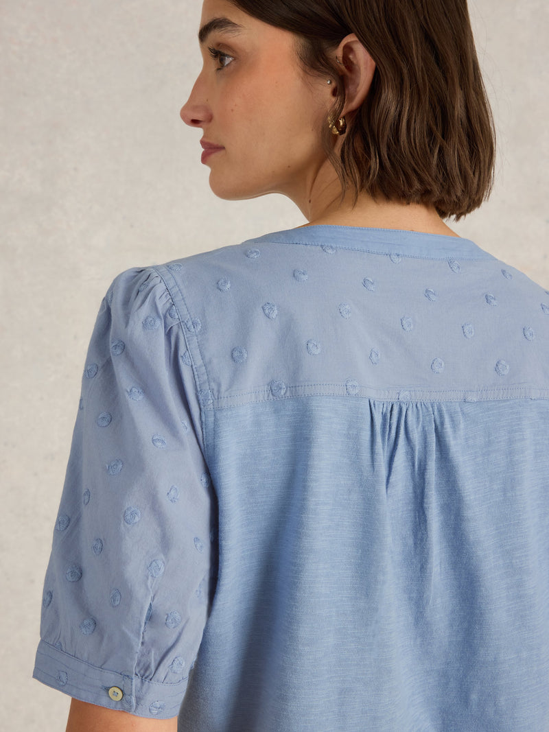 An image of the White Stuff Ellie Broderie Top