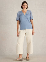 An image of the White Stuff Ellie Broderie Top