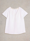 An image of the White Stuff Luella Notch Neck Top