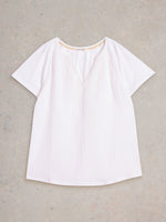 An image of the White Stuff Luella Notch Neck Top