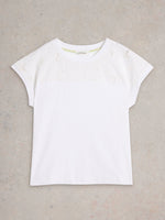 An image of the White Stuff Thea Broderie Tee