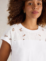 An image of the White Stuff Thea Broderie Tee