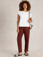 An image of the White Stuff Thea Broderie Tee