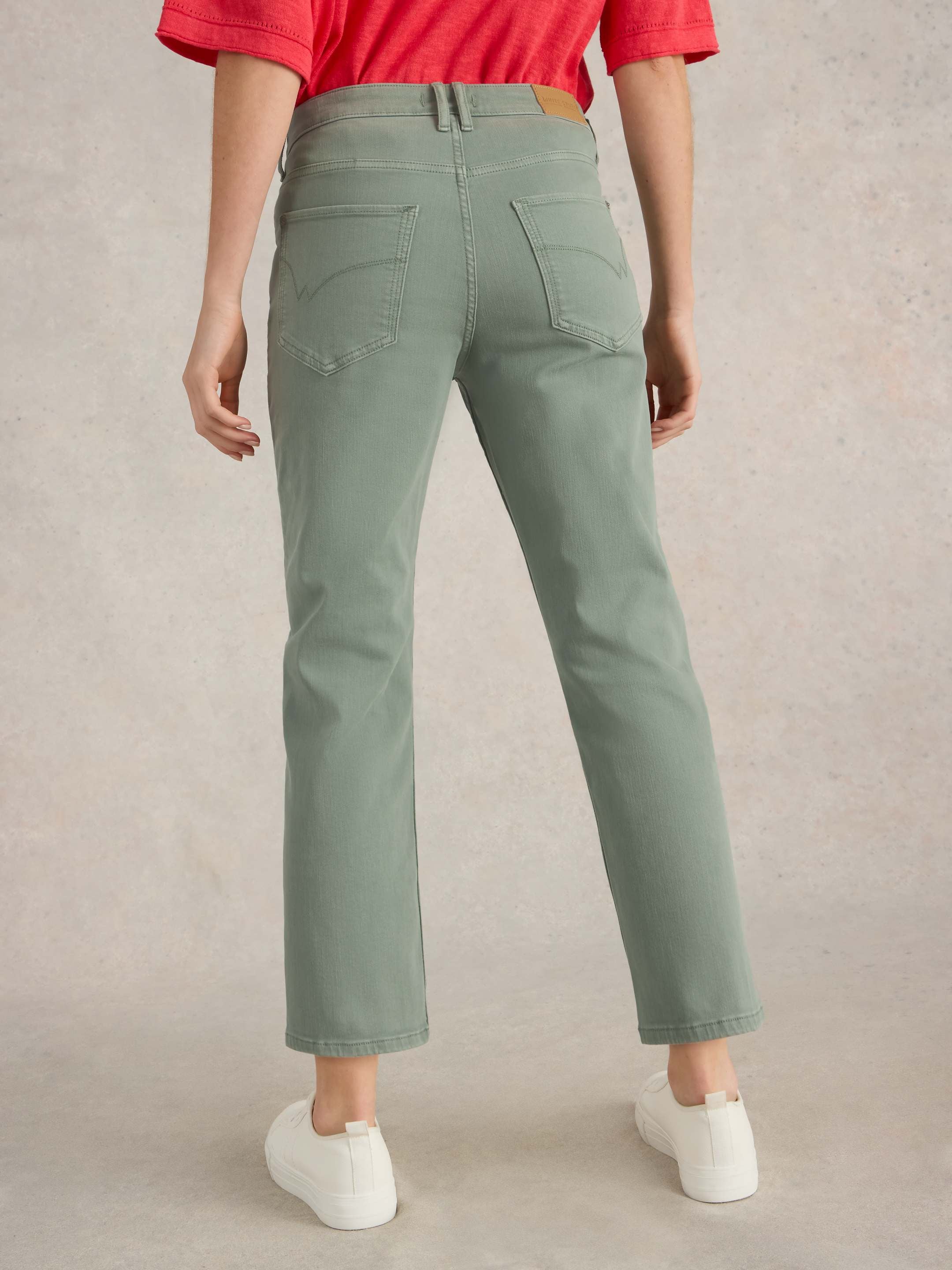 An image of the White Stuff Blake Straight Crop Jeans