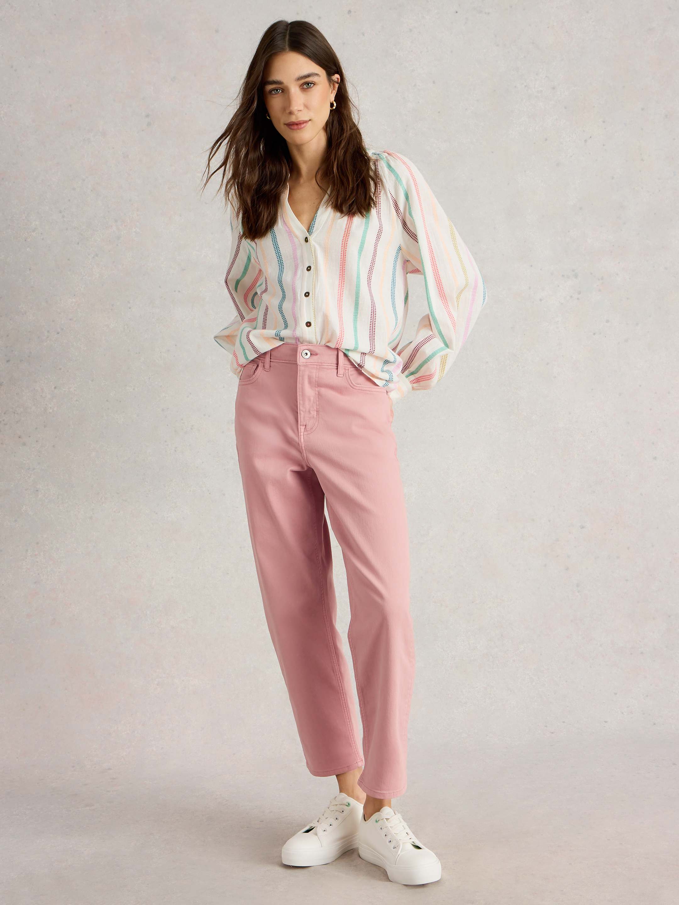 An image of the White Stuff Blake Straight Crop Jeans