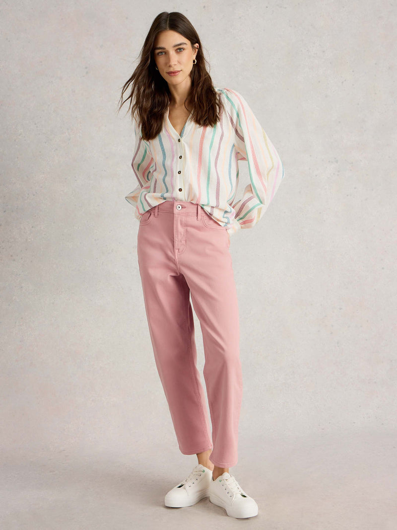 An image of the White Stuff Blake Straight Crop Jeans