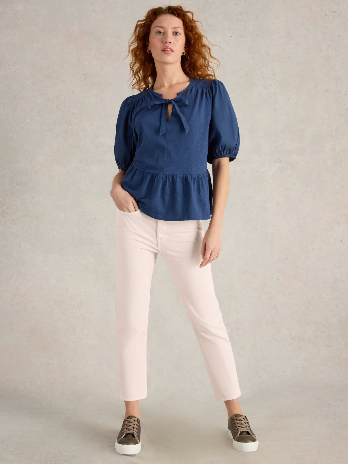 An image of the White Stuff Blake Straight Crop Jeans