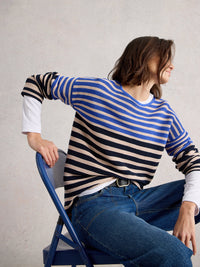 An image of the White Stuff Jana Stripe Jumper