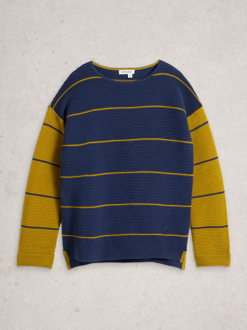 An image of the White Stuff Jana Stripe Jumper