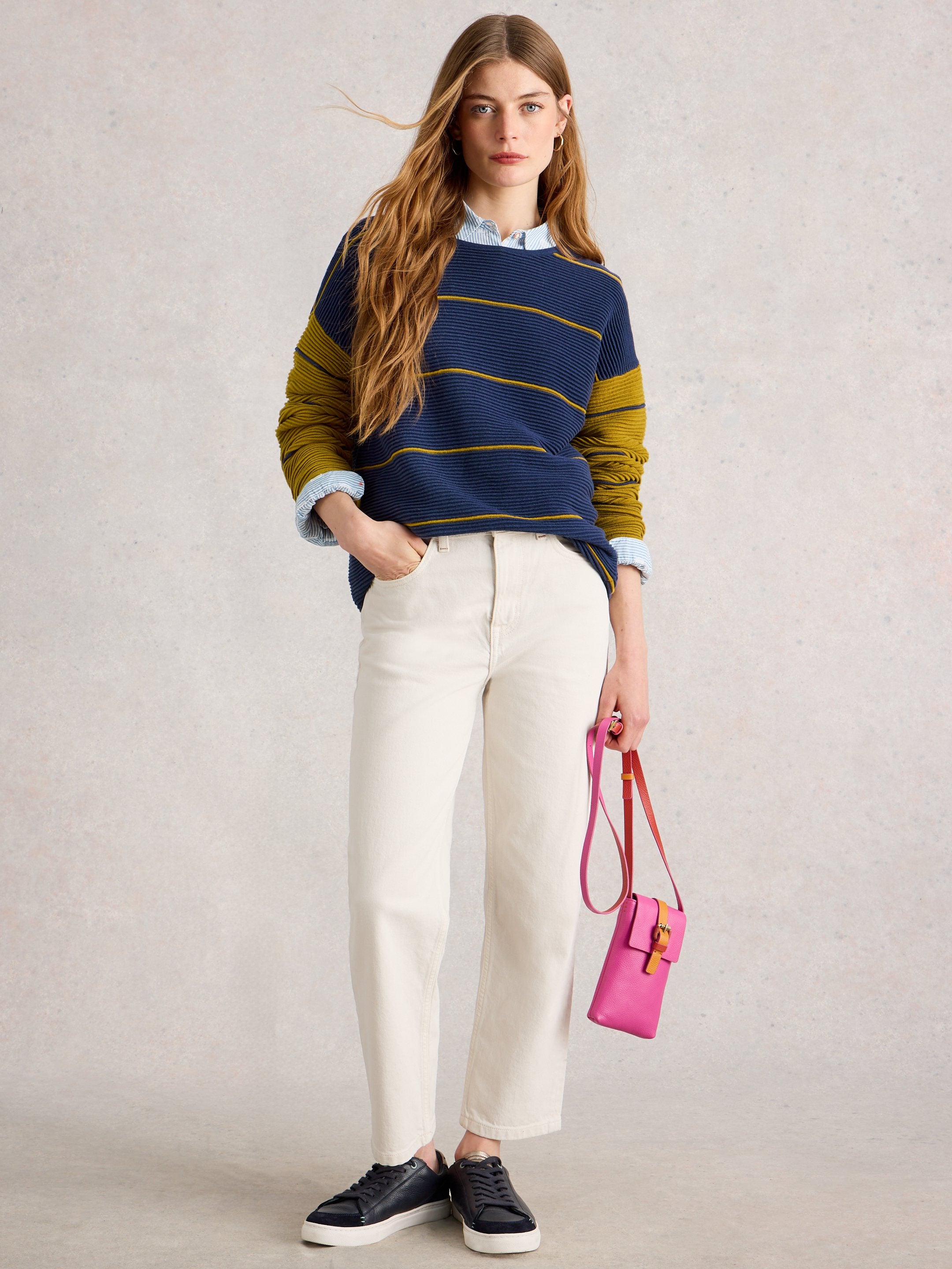 An image of the White Stuff Jana Stripe Jumper