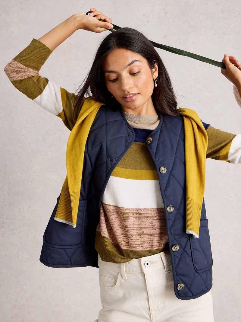 An image of the White Stuff Katie Stripe Jumper