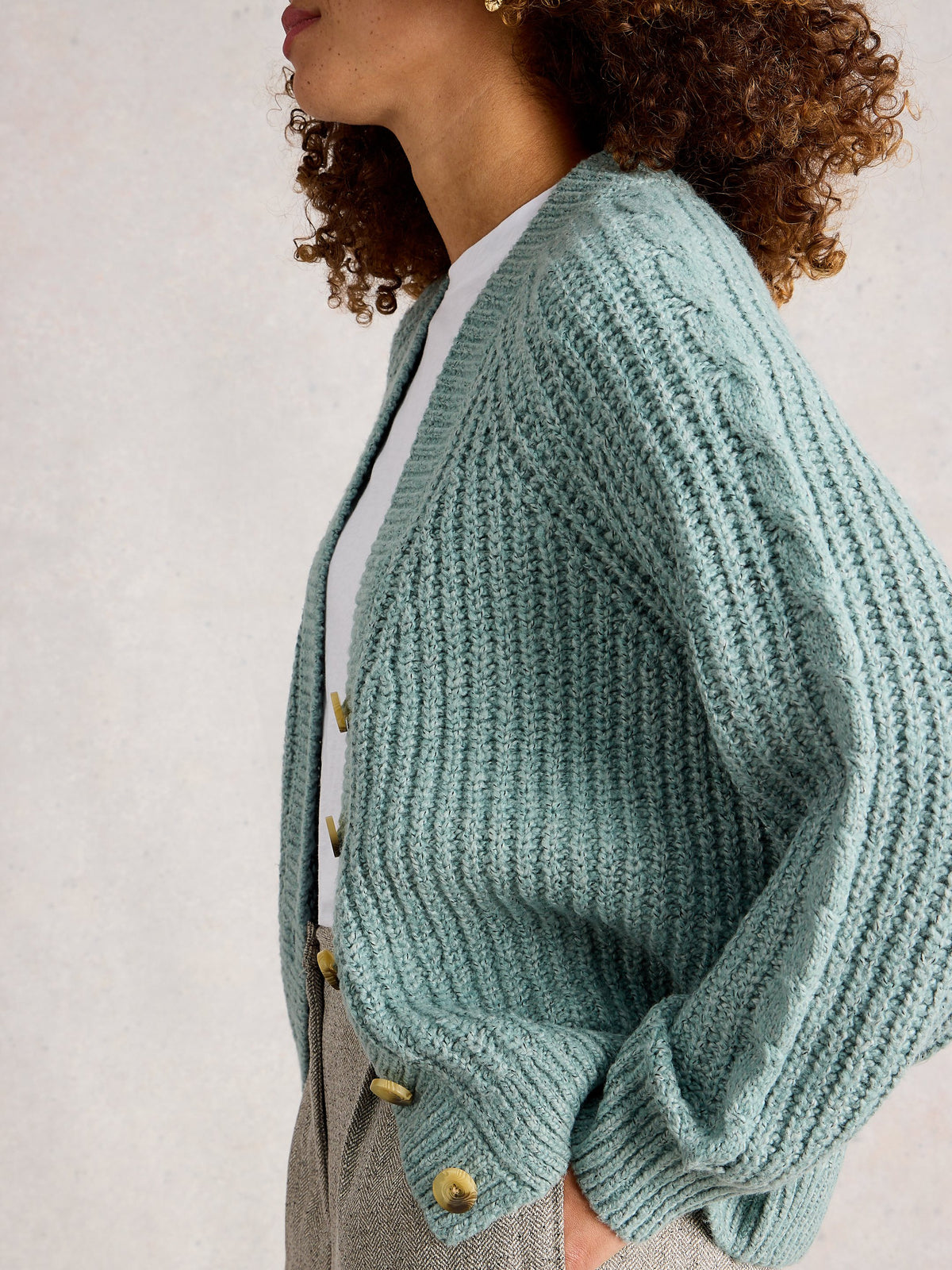 An image of the White Stuff Sally Slub Cardigan