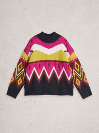 An image of the White Stuff Alice Abstract Jumper