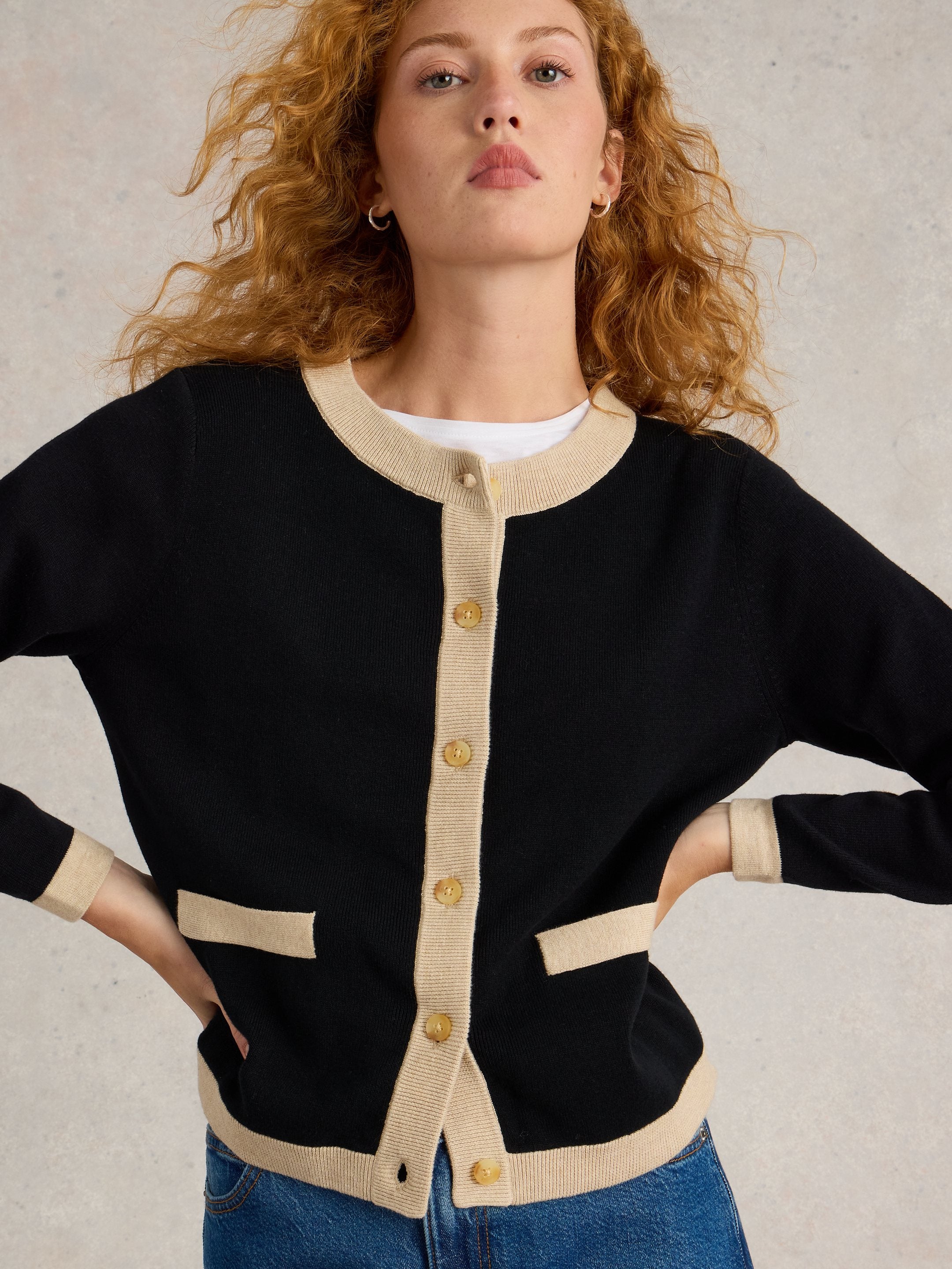 An image of the White Stuff Charlotte Cardi
