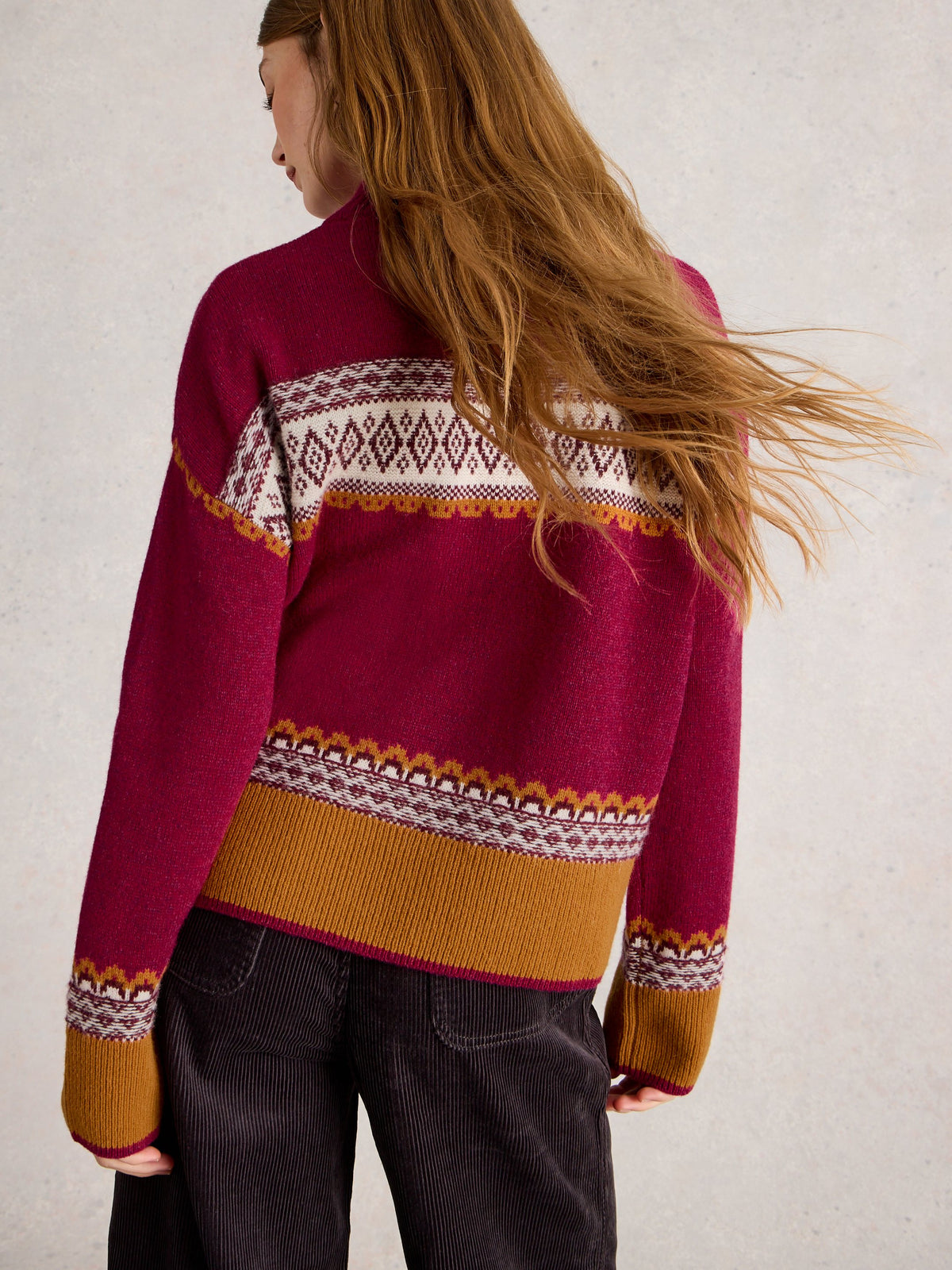 An image of the White Stuff Millie Fairisle Jumper